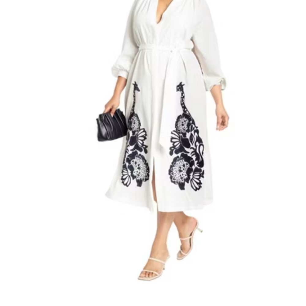 Eloquii embroidered dress